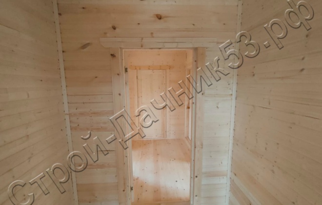 4 Каркасно-щитовой дом   Д-3, 9х8,5м, 67,5  М², Московская область, Можайский район, СНТ «Росинка». (3)